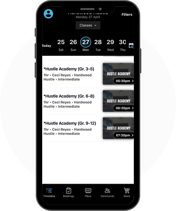 Hardwood Hustle app